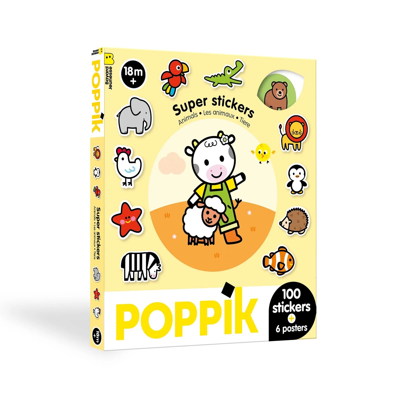 100 stickers & 6 cartes - Les animaux