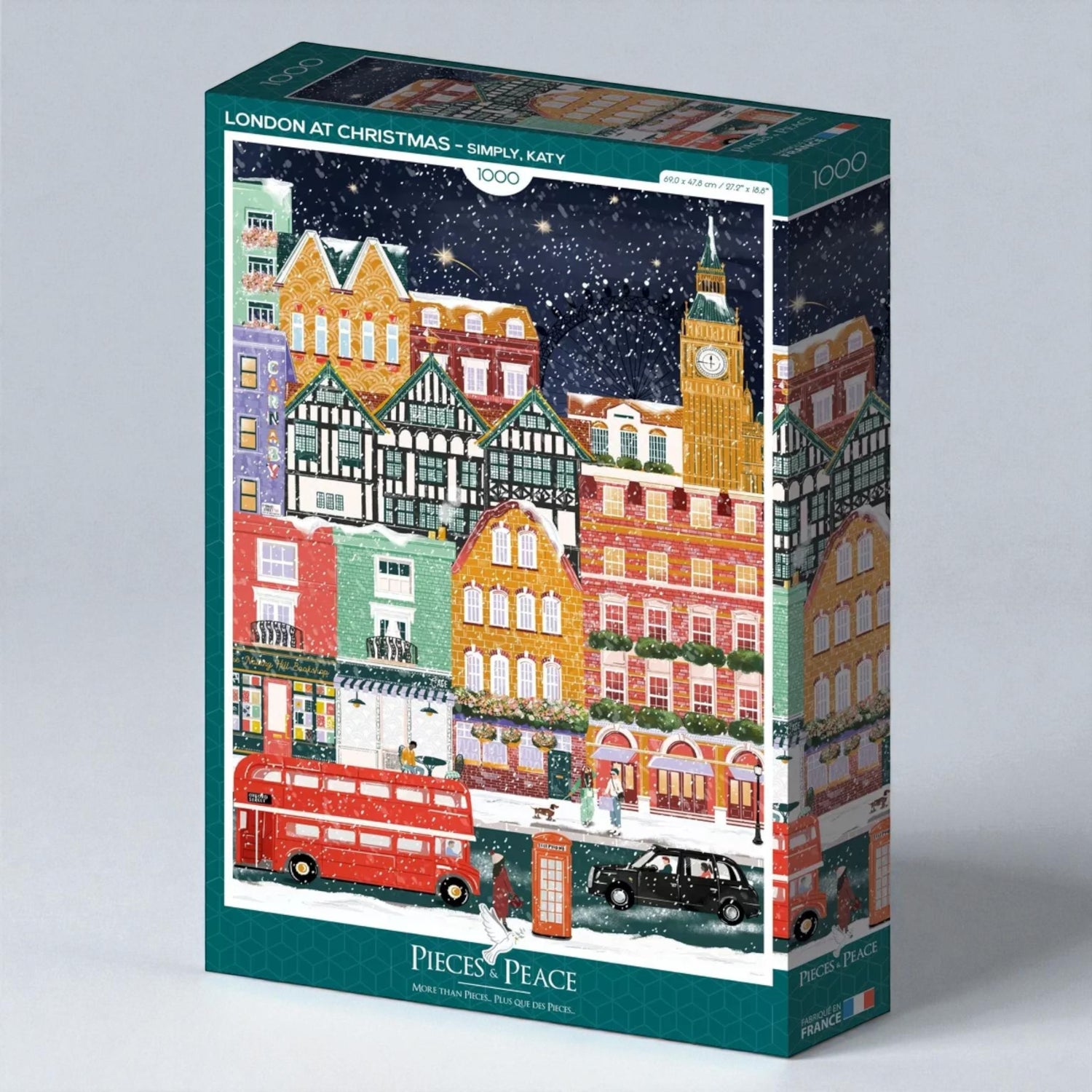 Puzzle 1000 pièces - Noël à Londres