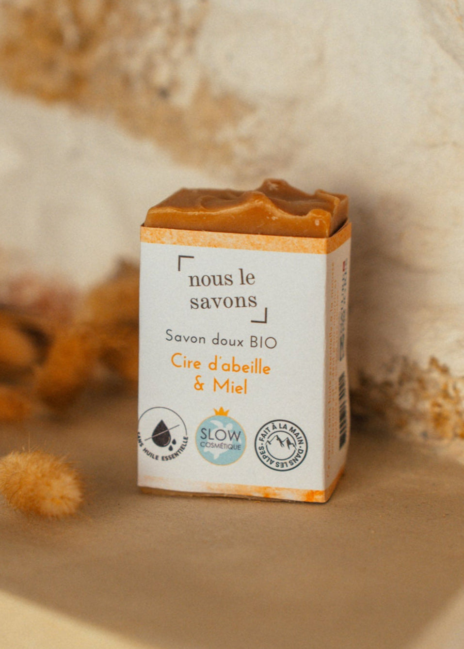 Savon cire d'abeille et miel Bio