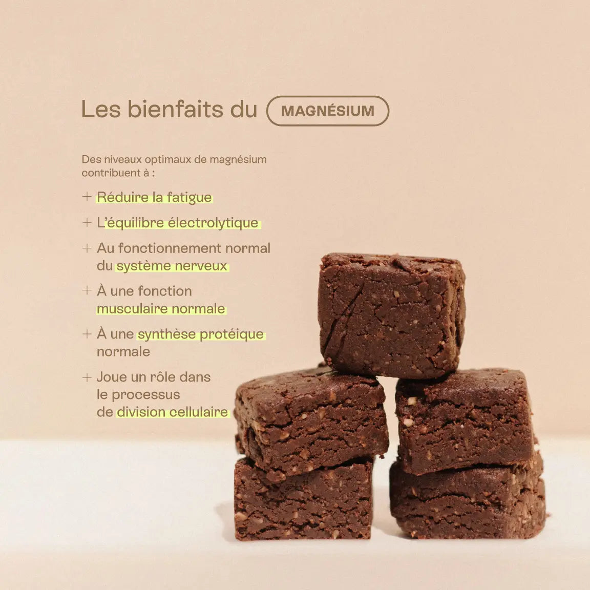 Snack Brownie Magnésium