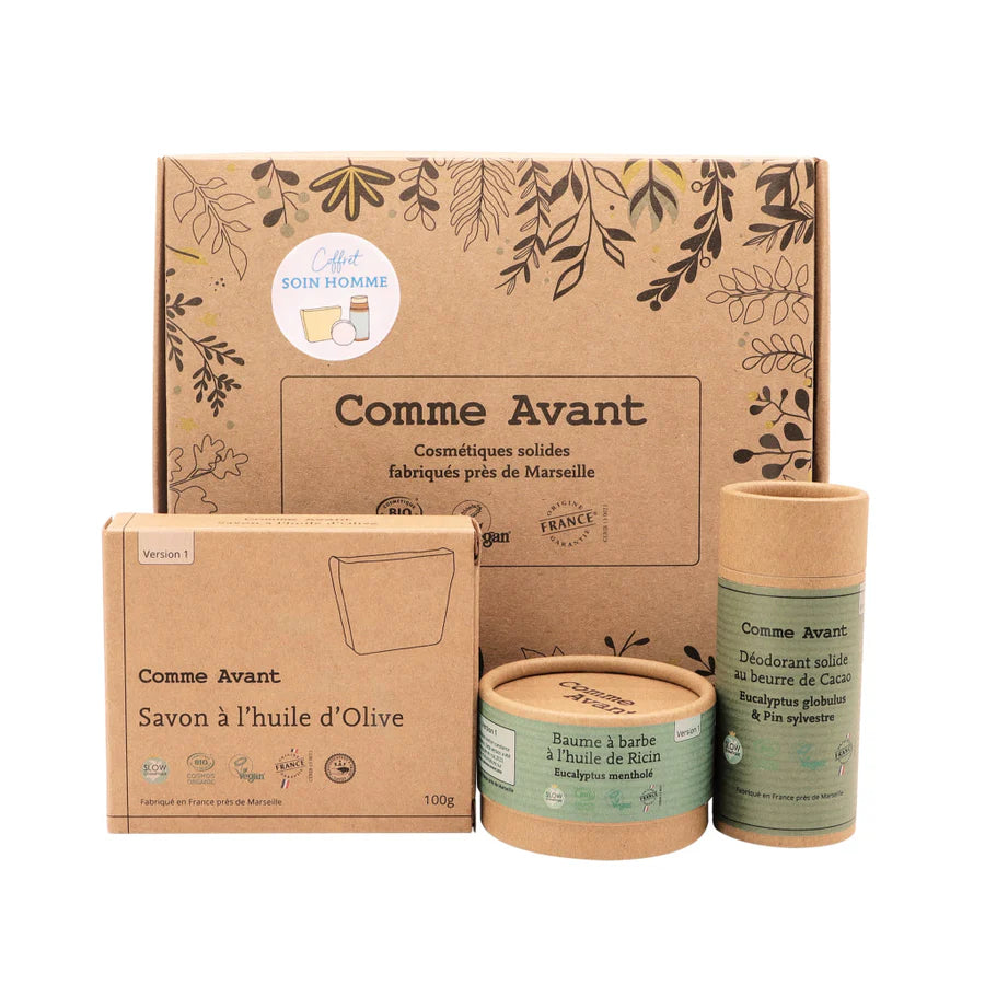 Coffret soin homme bio