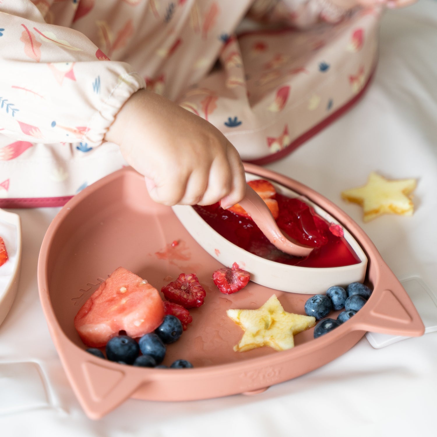 Cuillères bébé en silicone – Lot de 2