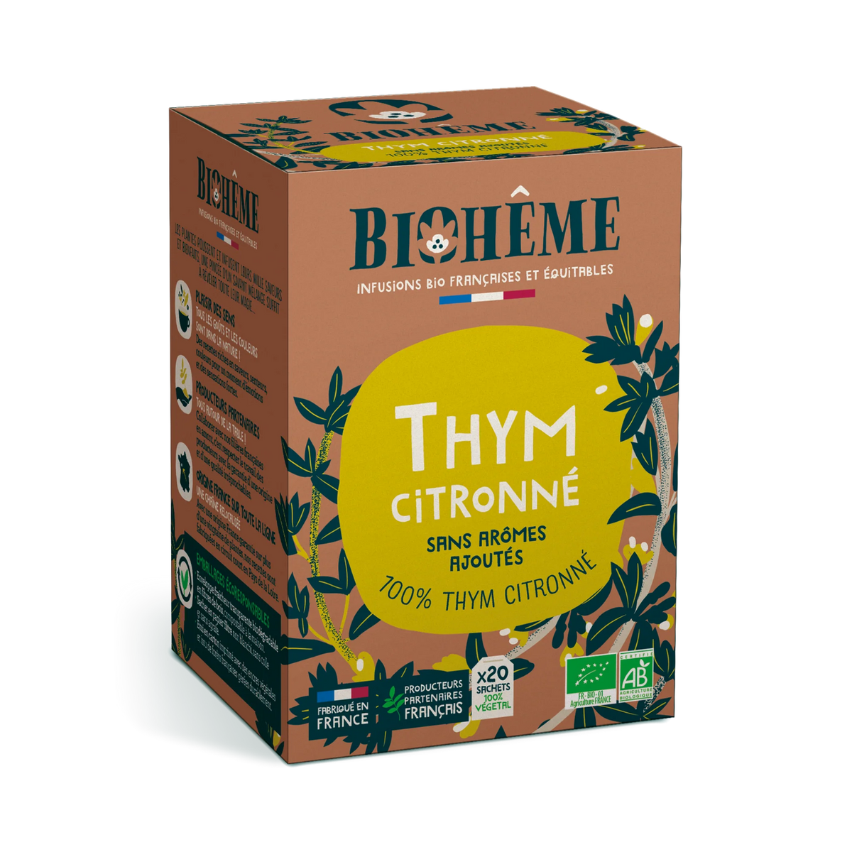 Infusion de thym citronné bio