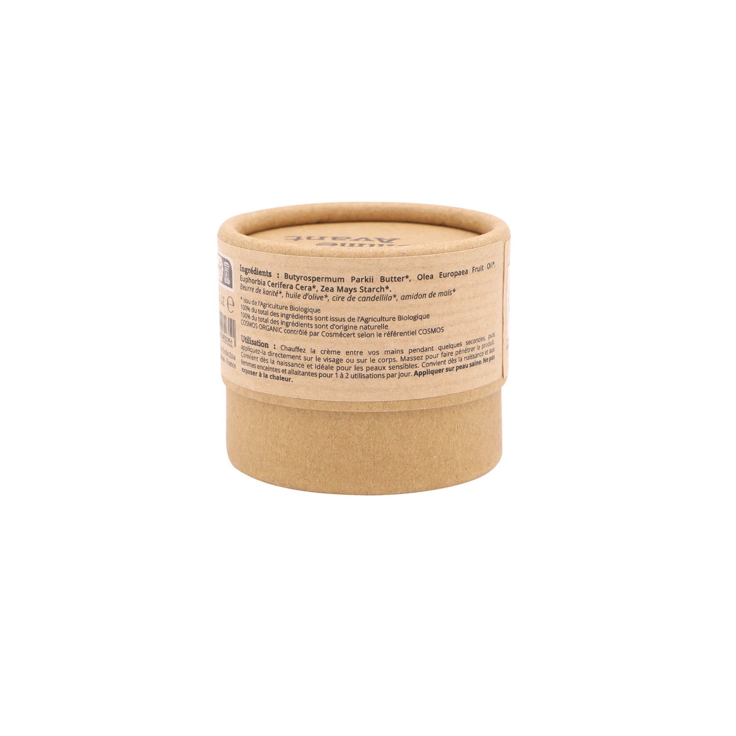 Crème solide au beurre de karité bio