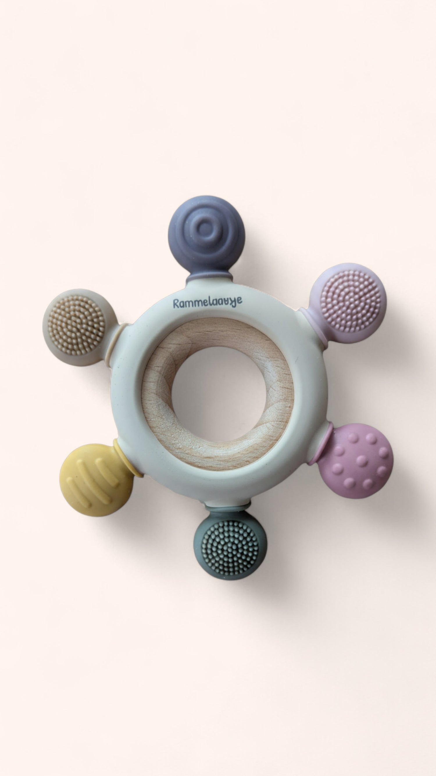 Anneau de dentition bois et silicone