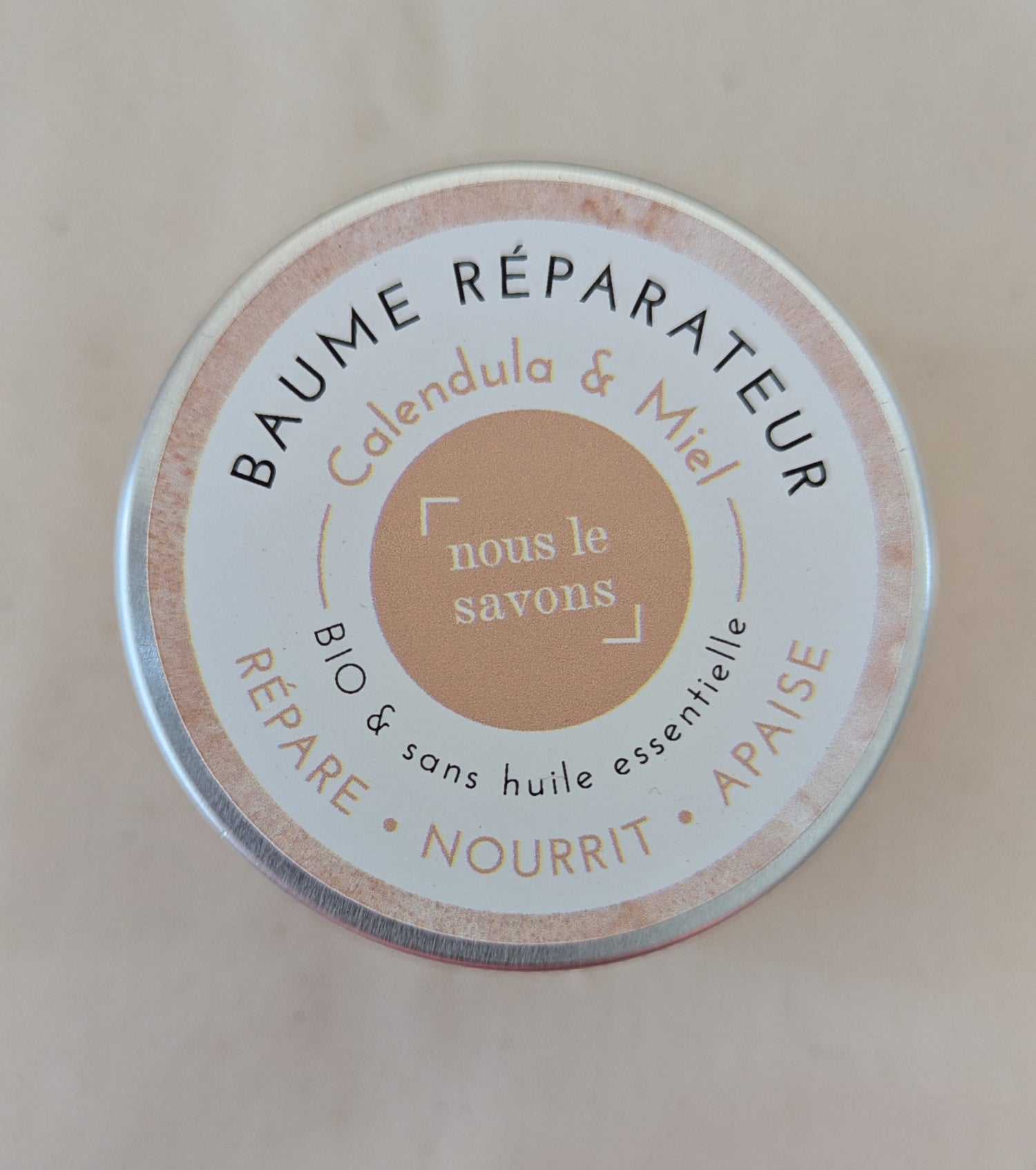 Baume réparateur bio - sans huiles essentielles