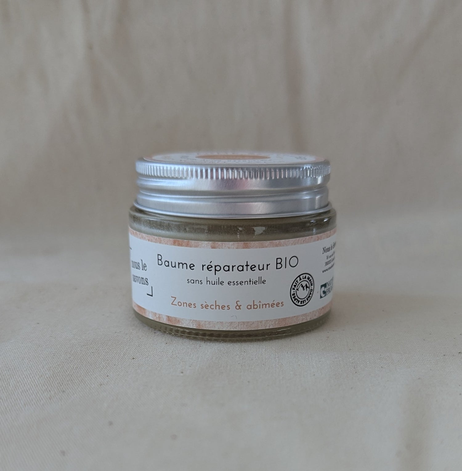 Baume réparateur bio - sans huiles essentielles