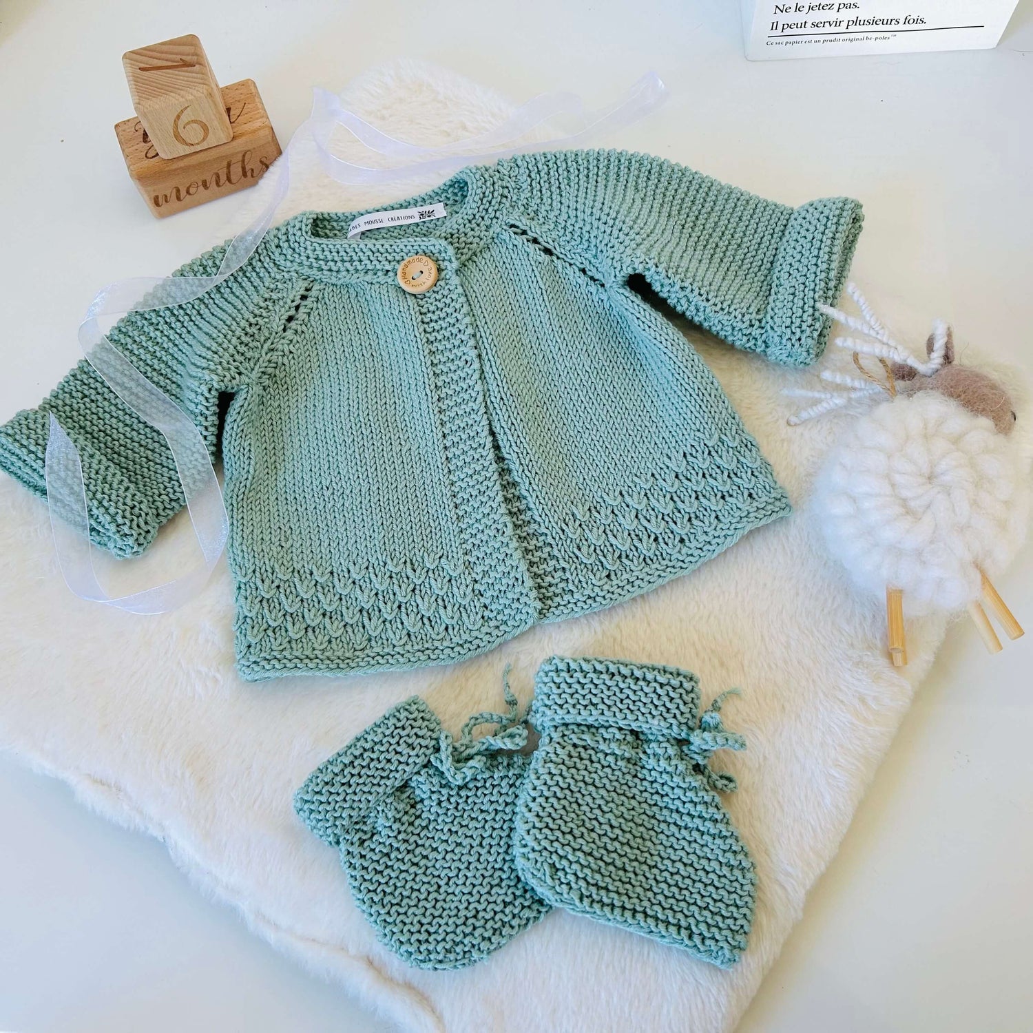 Vest and slippers - Dragée