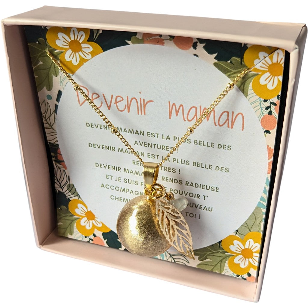 Bola de grossesse - Or brossé