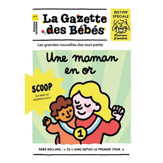 La gazette des bébés - Livre d'éveil en tissu dès la naissance