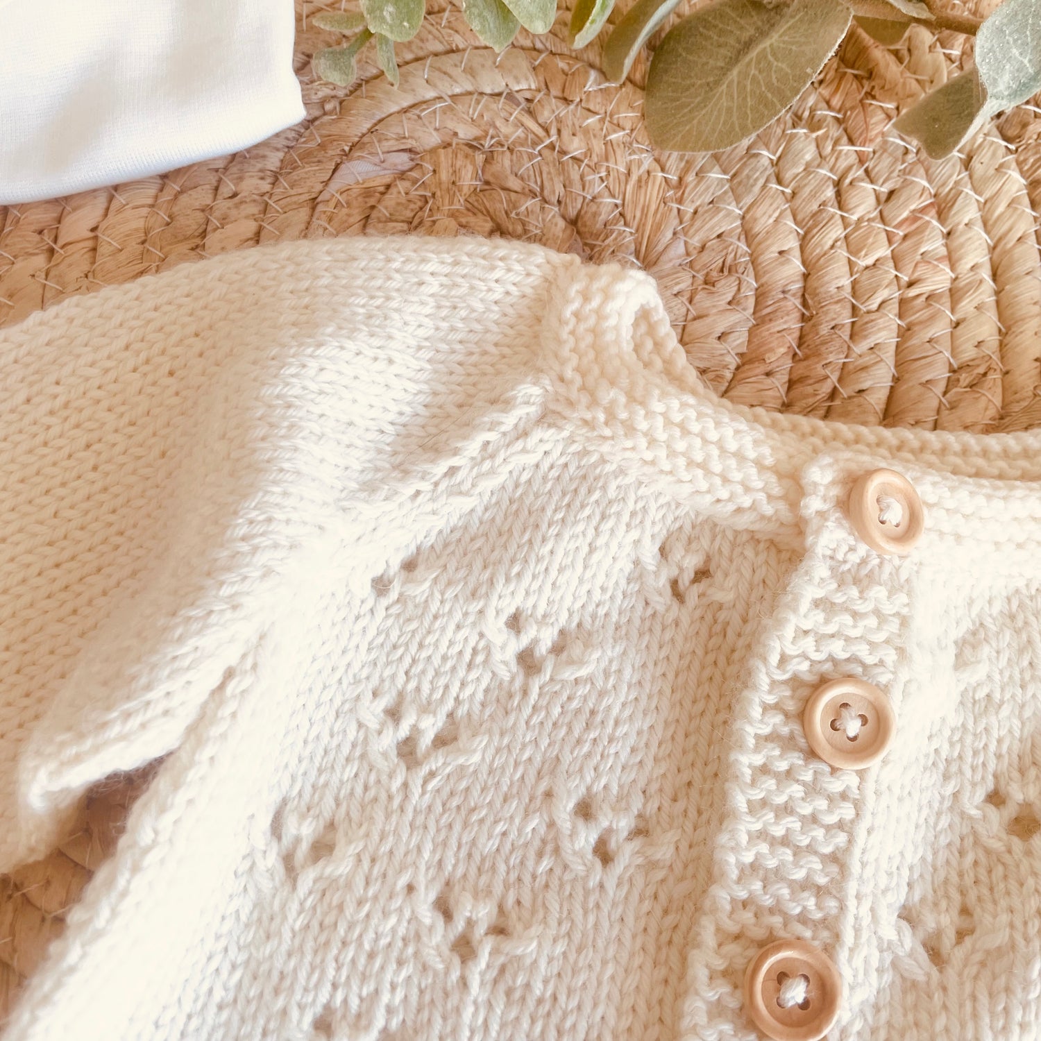 Gilet en maille ajourée