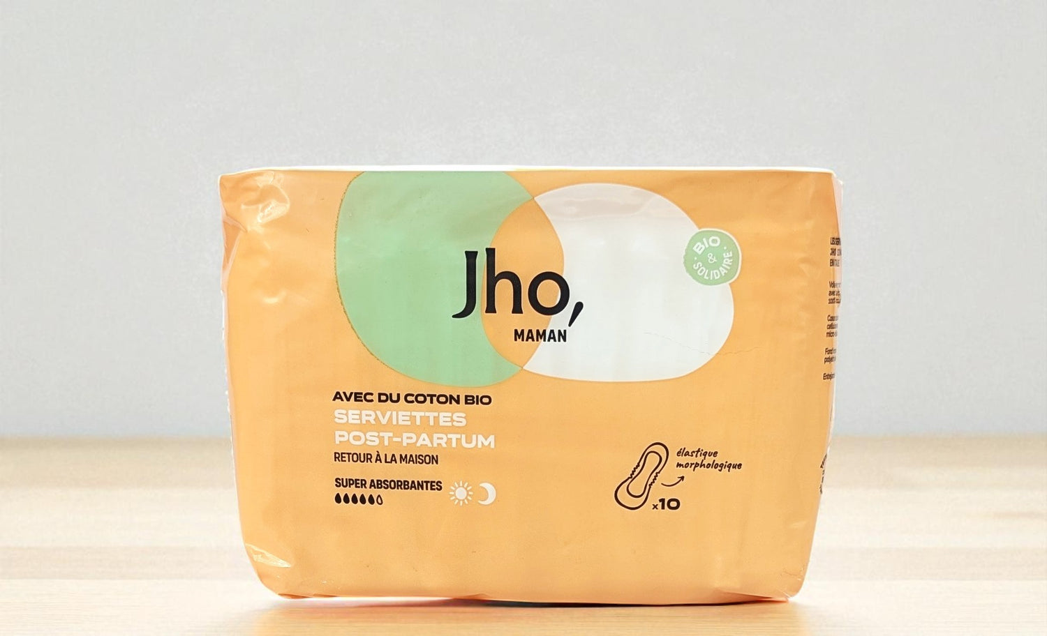 Serviettes post-partum bio – Pack de 10