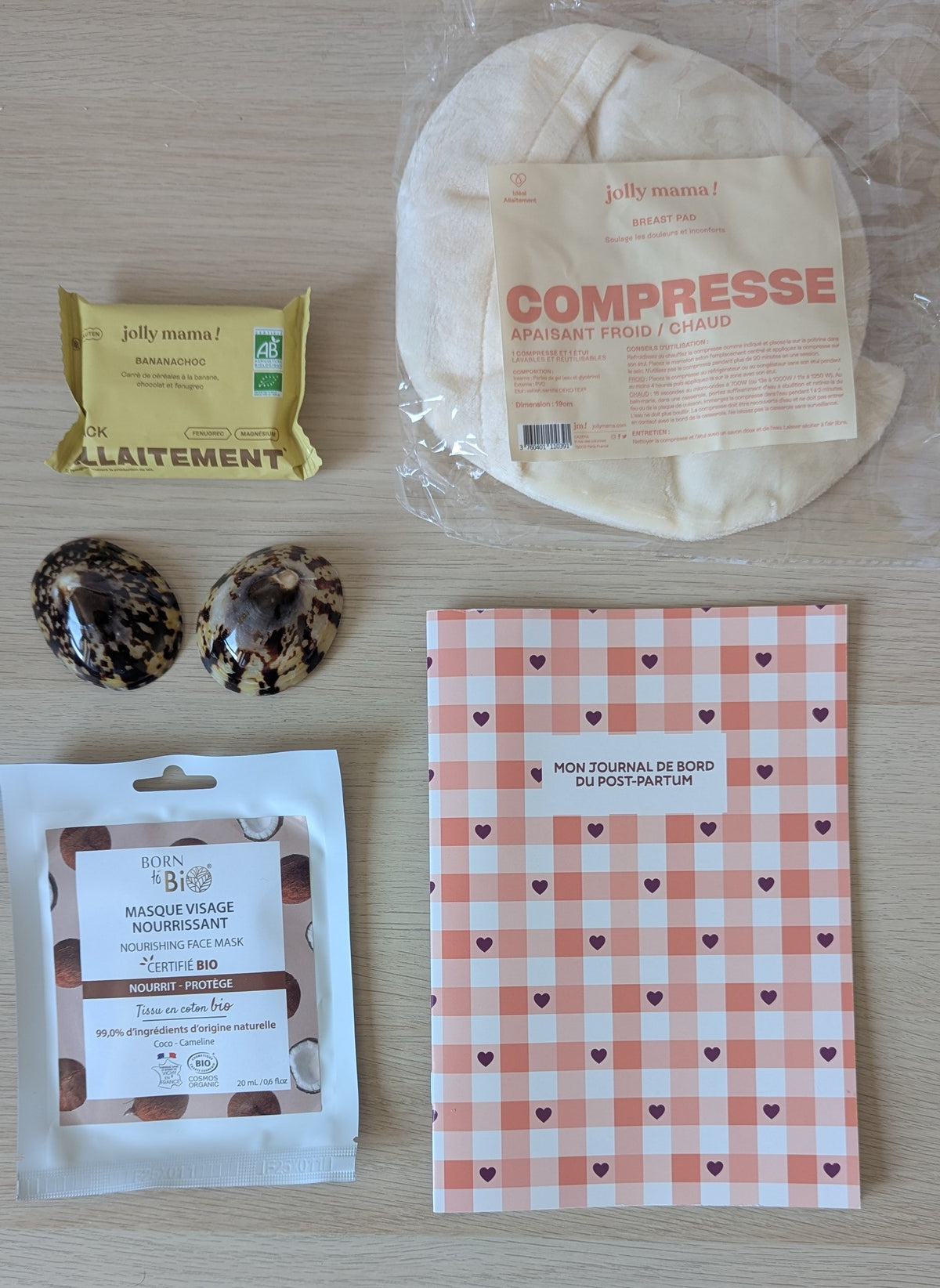 Coquillages d’allaitement – kit soin complet crevasses & douleur mamelon