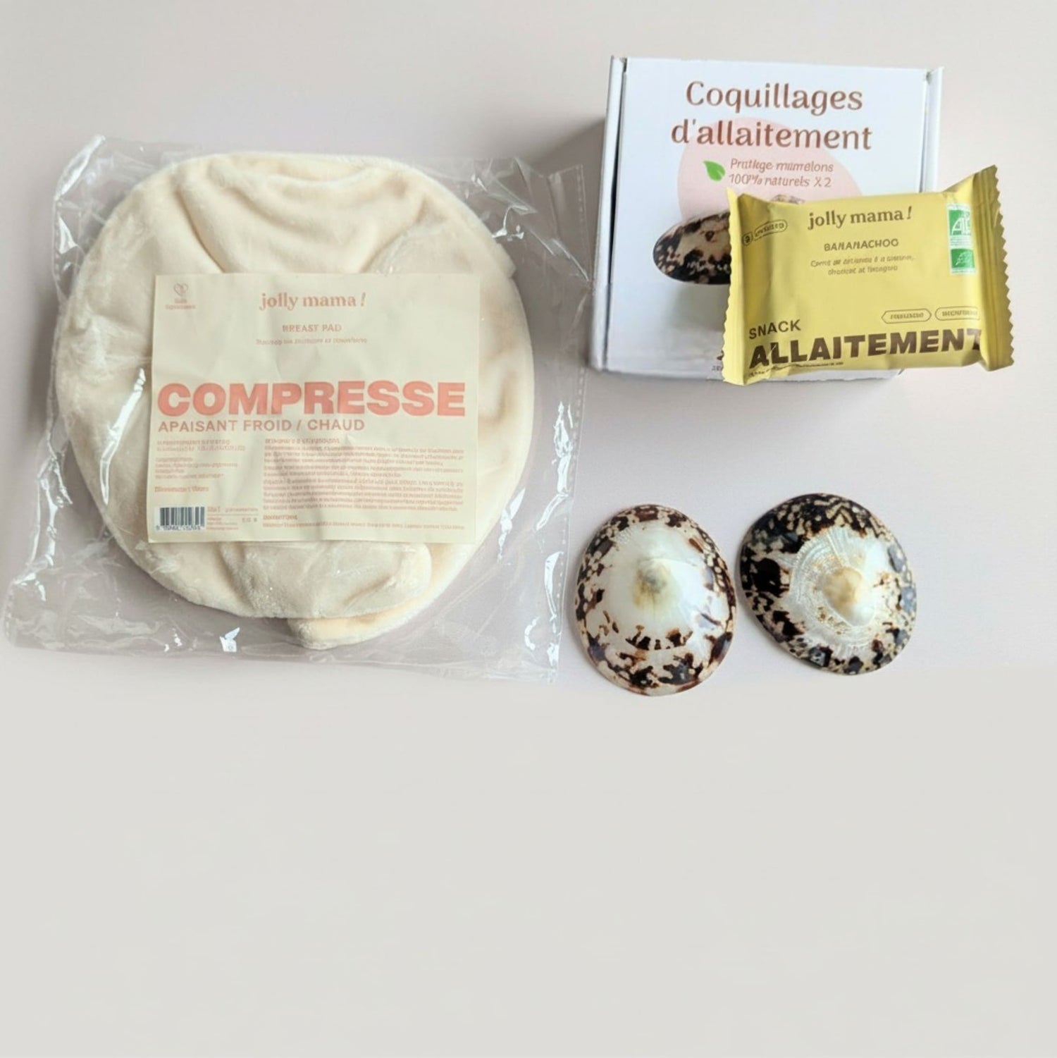 Coquillages d’allaitement – kit soin complet crevasses & douleur mamelon