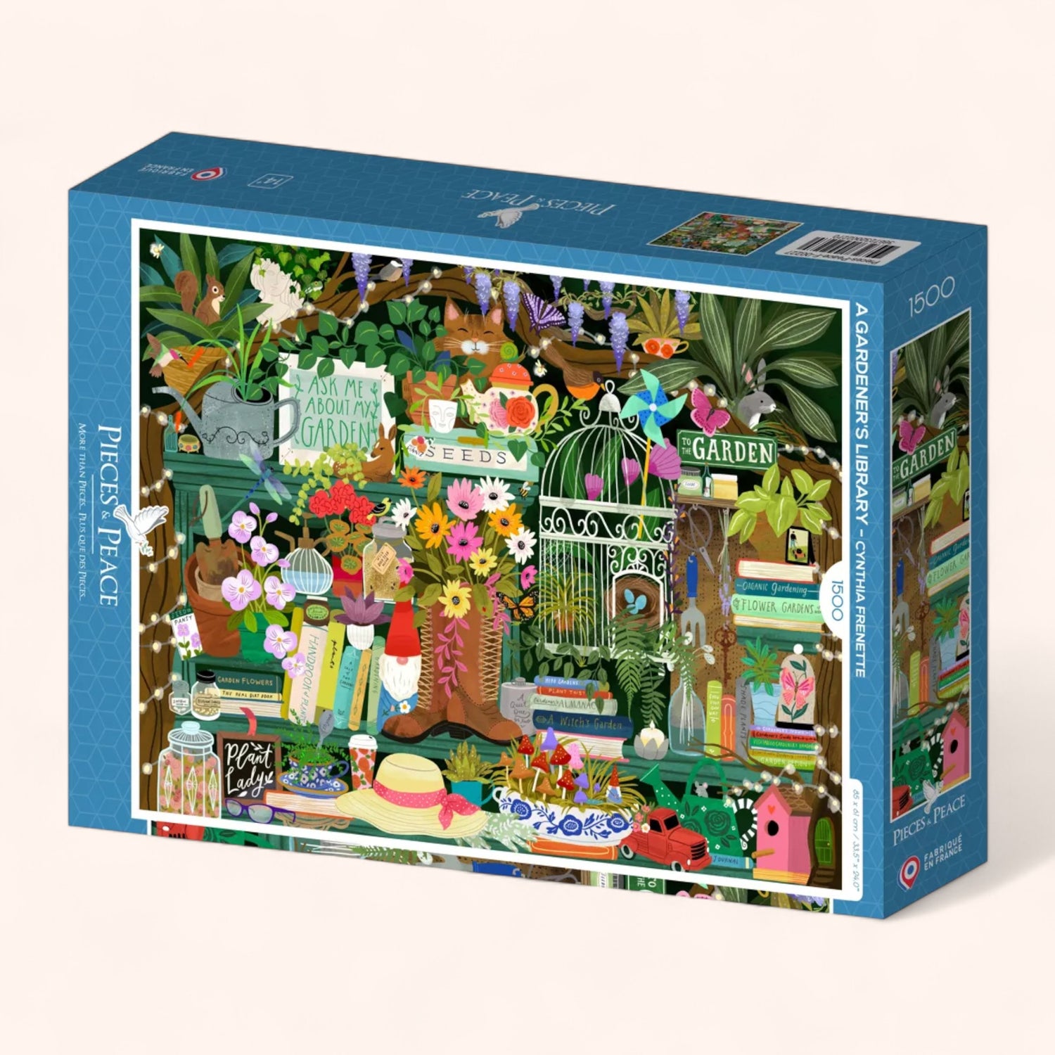 Puzzle 1500 pièces - La bibliothèque du jardinier
