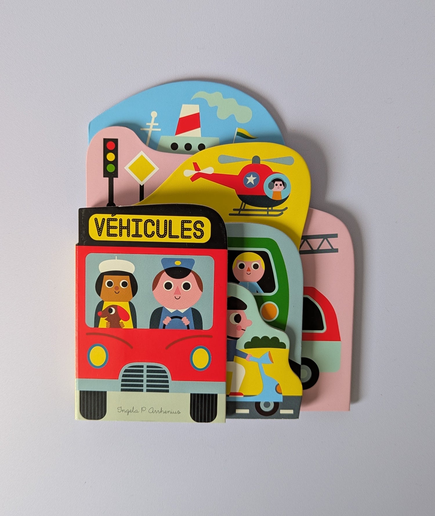 Livre pour bébé cartonné - Les véhicules