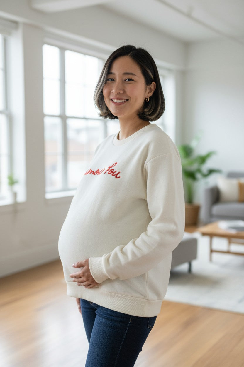 Sweat Grossesse & Allaitement – Coton Bio