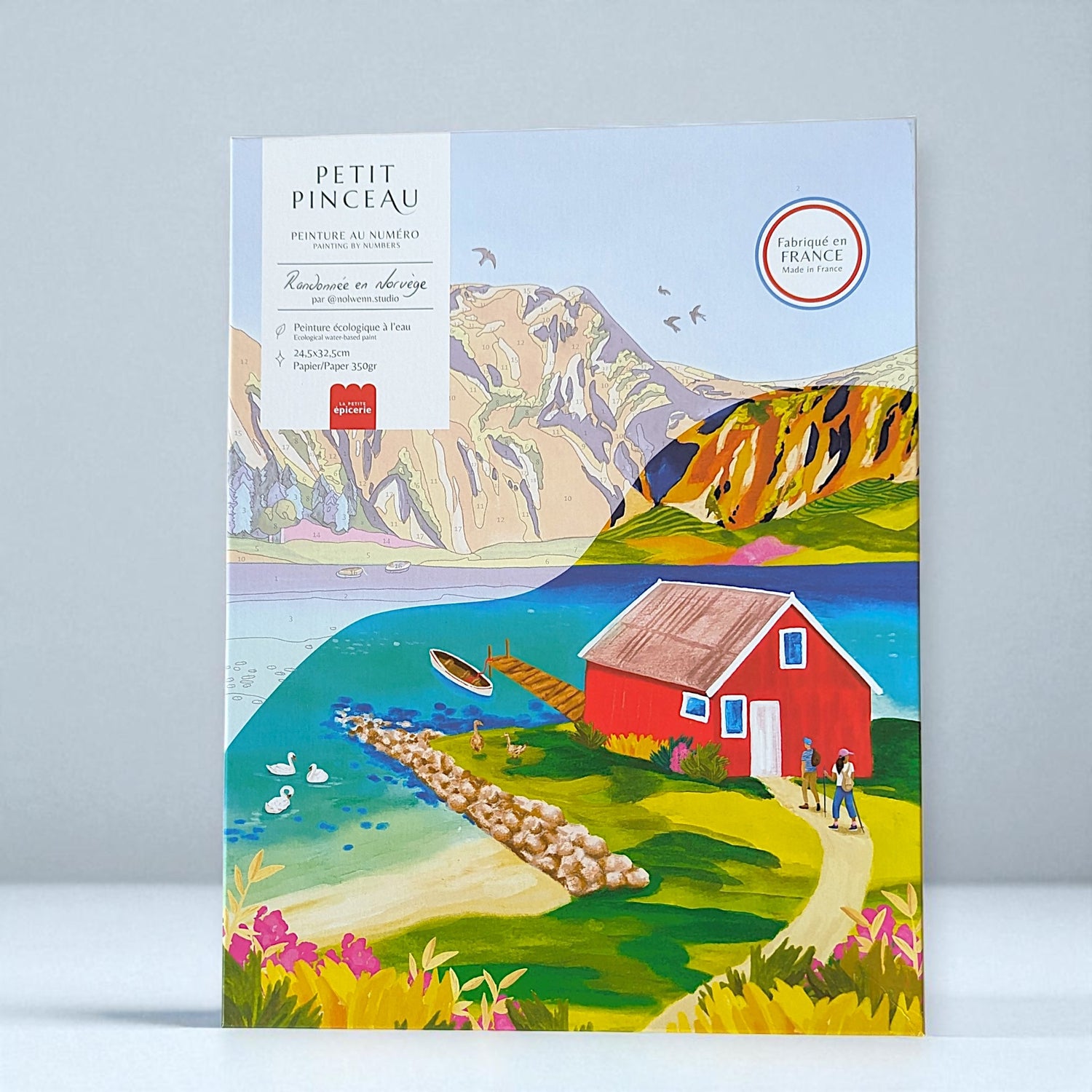 Peinture au numéro - Randonnée en Norvège