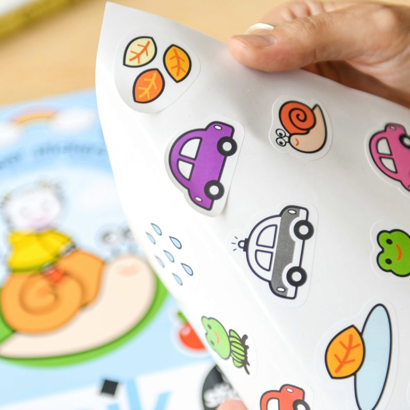 100 stickers & 6 cartes - Les animaux