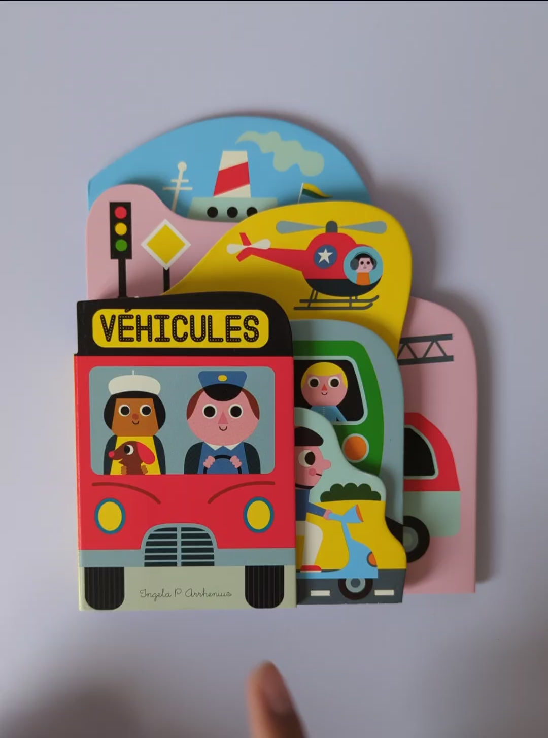 Livre pour bébé cartonné - Les véhicules