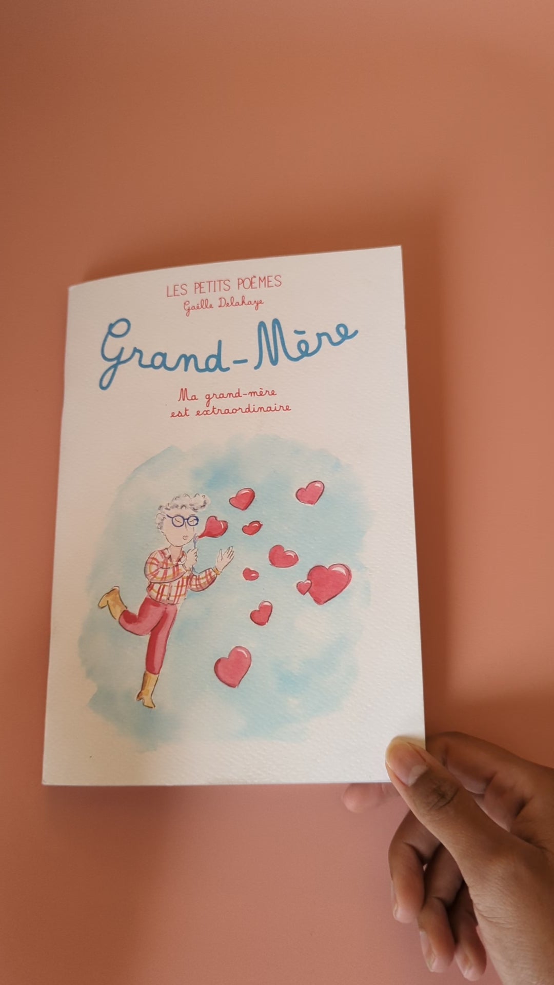 Livre-Poème Ma grand-mère est extraordinaire