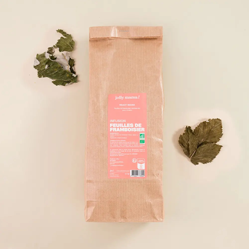 Feuilles de framboisier bio - 50g en vrac