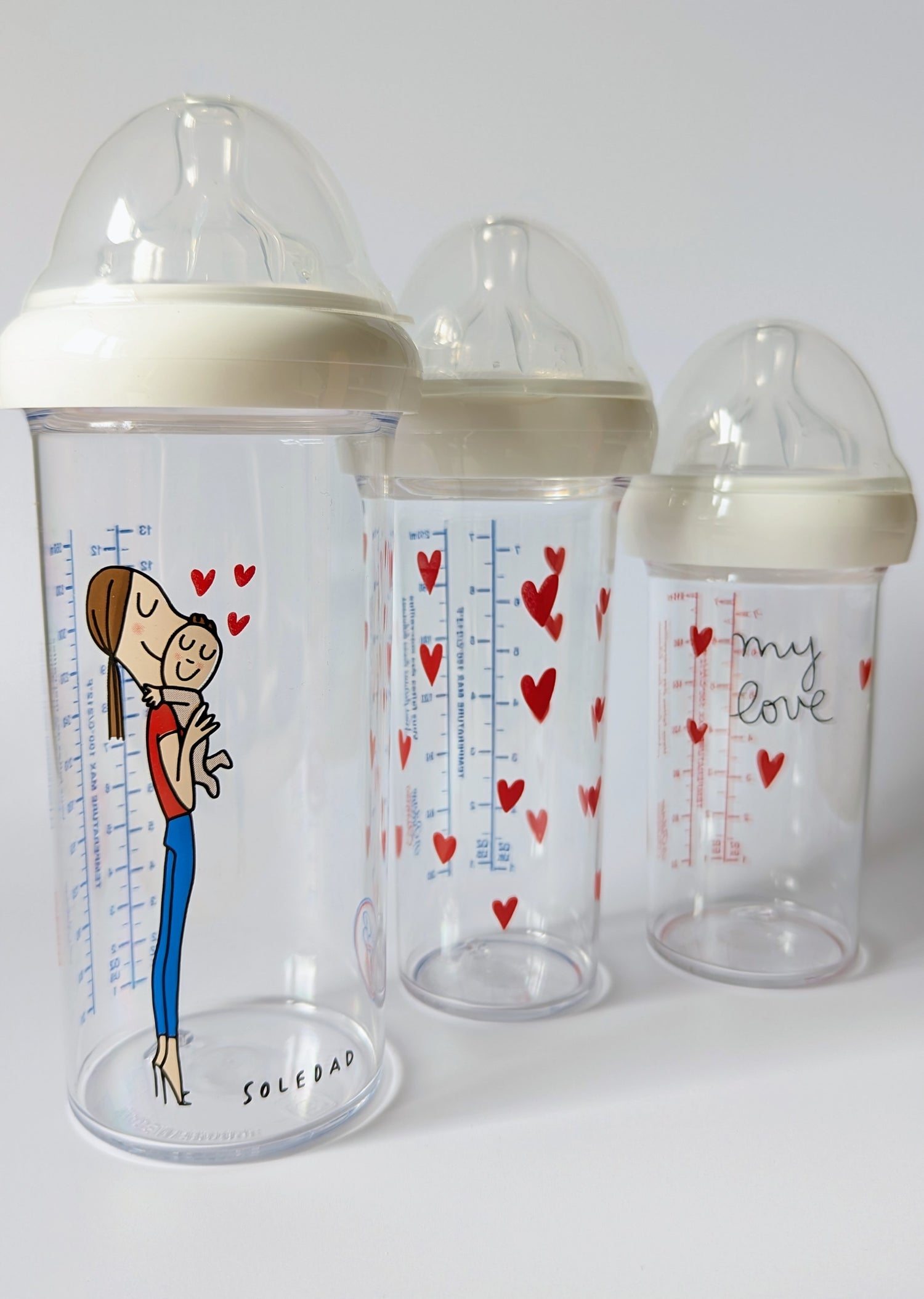 Set de 3 biberons - My Love Le Biberon Français