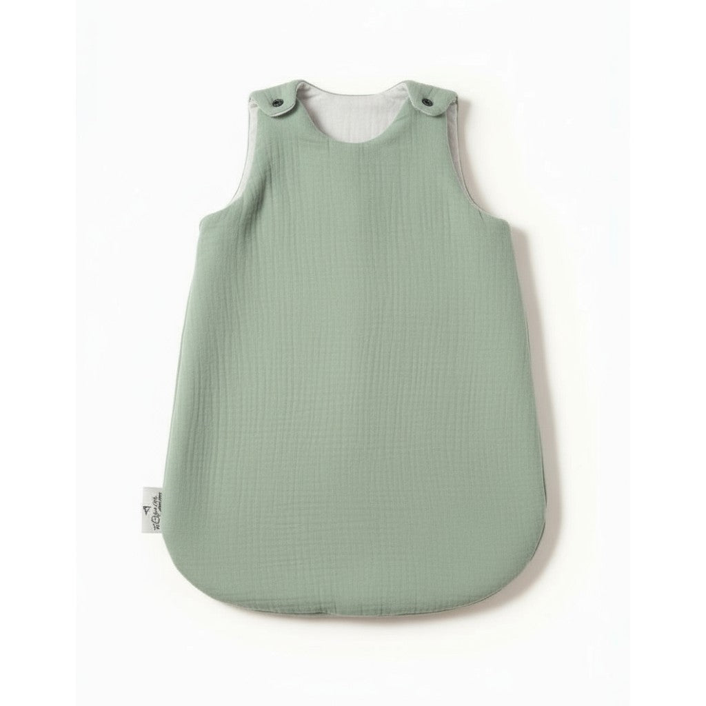 Gigoteuse bébé en coton - Vert sauge