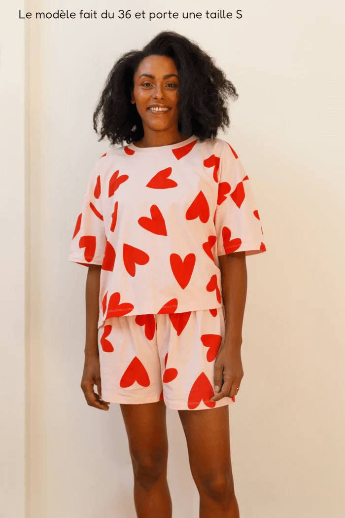 Pyjama t-shirt & short - Coton bio