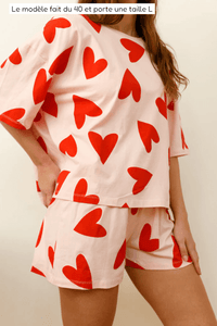 Pyjama t-shirt & short - Coton bio